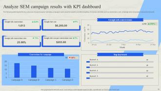 Defining SEM Campaign Management Process Powerpoint Ppt Template Bundles DK MD Interactive Professional