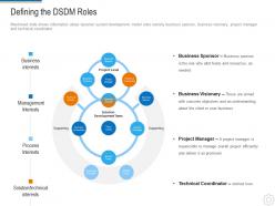 Defining The DSDM Roles Dynamic System Development Model It Ppt Pictures Background Image