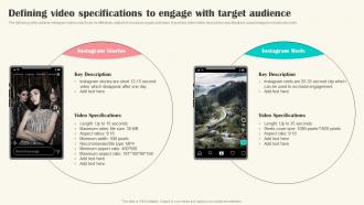 Defining Video Specifications To Engage With Target Audience Implementing Video Marketing
