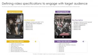 Defining Video Specifications To Engage With Target Effective Video Marketing Strategies For Brand Promotion