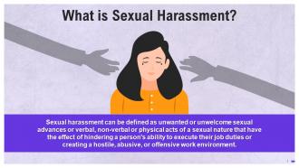 Definition Of Sexual Harassment Training Ppt
