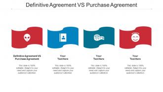 Definitive Agreement Vs Purchase Agreement Ppt Powerpoint Pictures Cpb