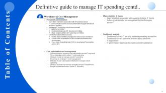 Definitive Guide To Manage IT Spending Powerpoint Presentation Slides Strategy CD V Aesthatic Downloadable