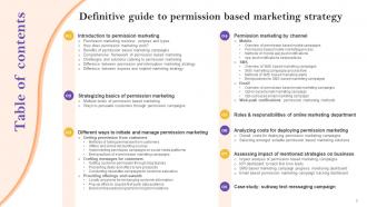Definitive Guide To Permission Based Marketing Strategy Powerpoint Presentation Slides MKT CD Captivating Best