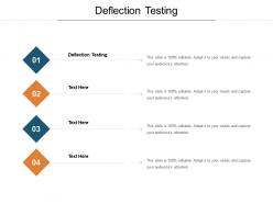 Deflection testing ppt powerpoint presentation layouts templates cpb
