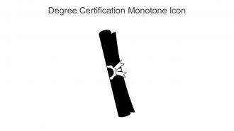 Degree Certification Monotone Icon In Powerpoint Pptx Png And Editable Eps Format