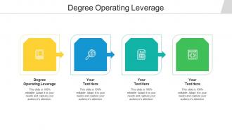Degree operating leverage ppt powerpoint presentation portfolio design templates cpb