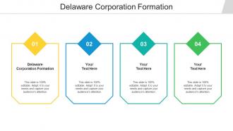 Delaware corporation formation ppt powerpoint presentation ideas deck cpb