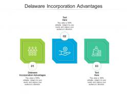 Delaware incorporation advantages ppt powerpoint presentation visual aids slides cpb