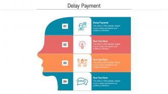 Delay payment ppt powerpoint presentation file infographic template cpb