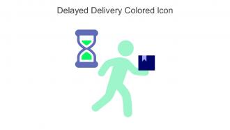 Delayed Delivery Colored Icon In Powerpoint Pptx Png And Editable Eps Format
