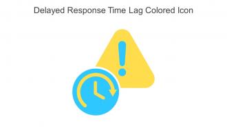 Delayed Response Time Lag Colored Icon In Powerpoint Pptx Png And Editable Eps Format