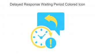 Delayed Response Waiting Period Colored Icon In Powerpoint Pptx Png And Editable Eps Format