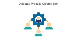 Delegate Process Colored Icon In Powerpoint Pptx Png And Editable Eps Format