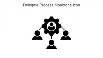 Delegate Process Monotone Icon In Powerpoint Pptx Png And Editable Eps Format