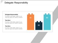 Delegate responsibility ppt powerpoint presentation layouts smartart cpb