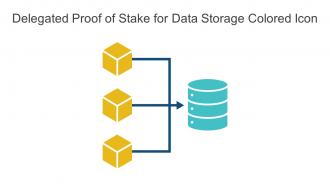 Delegated Proof Of Stake For Data Storage Colored Icon In Powerpoint Pptx Png And Editable Eps Format