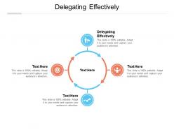 Delegating effectively ppt powerpoint presentation model picture cpb