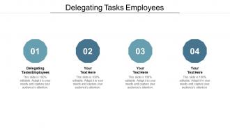 Delegating tasks employees ppt powerpoint presentation file design templates cpb