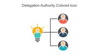 Delegation Authority Colored Icon In Powerpoint Pptx Png And Editable Eps Format