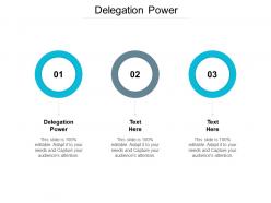 Delegation power ppt powerpoint presentation icon portrait cpb