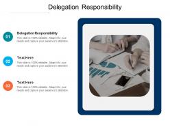 Delegation responsibility ppt powerpoint presentation professional shapes cpb