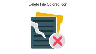 Delete File Colored Icon In Powerpoint Pptx Png And Editable Eps Format