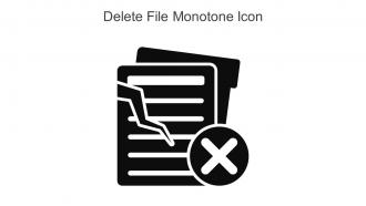 Delete File Monotone Icon In Powerpoint Pptx Png And Editable Eps Format