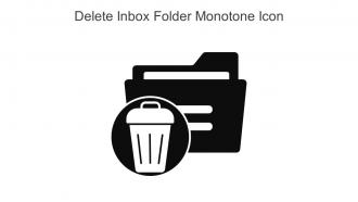 Delete Inbox Folder Monotone Icon In Powerpoint Pptx Png And Editable Eps Format