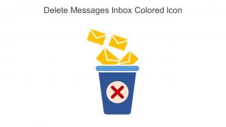 Delete Messages Inbox Colored Icon In Powerpoint Pptx Png And Editable Eps Format