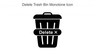 Delete Trash Bin Monotone Icon In Powerpoint Pptx Png And Editable Eps Format