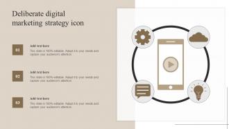 Deliberate Digital Marketing Strategy Icon