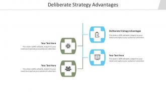 Deliberate strategy advantages ppt powerpoint presentation ideas graphics tutorials cpb