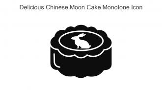 Delicious Chinese Moon Cake Monotone Icon In Powerpoint Pptx Png And Editable Eps Format