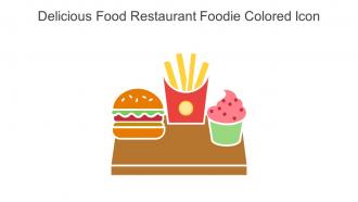 Delicious Food Restaurant Foodie Colored Icon In Powerpoint Pptx Png And Editable Eps Format