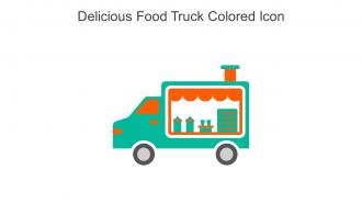 Delicious Food Truck Colored Icon In Powerpoint Pptx Png And Editable Eps Format