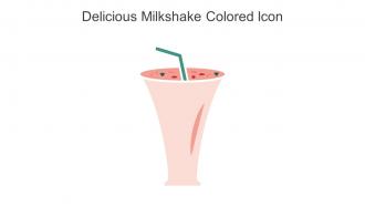 Delicious Milkshake Colored Icon In Powerpoint Pptx Png And Editable Eps Format