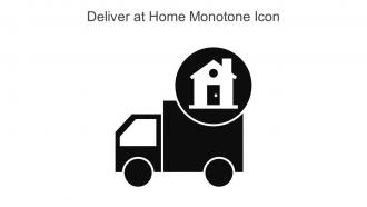 Deliver At Home Monotone Icon In Powerpoint Pptx Png And Editable Eps Format