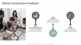 Deliver Constructive Feedback In Powerpoint And Google Slides Cpb