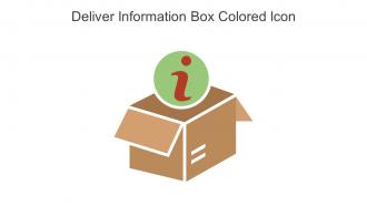 Deliver Information Box Colored Icon In Powerpoint Pptx Png And Editable Eps Format