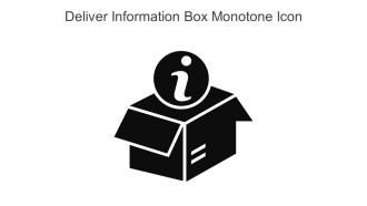 Deliver Information Box Monotone Icon In Powerpoint Pptx Png And Editable Eps Format