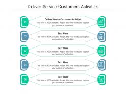 Deliver service customers activities ppt powerpoint presentation outline example file cpb