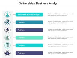 Deliverables business analyst ppt powerpoint presentation gallery mockup cpb