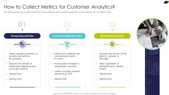 Delivering Efficiency By Innovating Product How To Collect Metrics For Customer Analytics