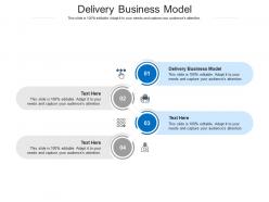Delivery business model ppt powerpoint presentation outline graphic images cpb
