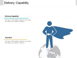 Delivery capability ppt powerpoint presentation gallery graphics example cpb