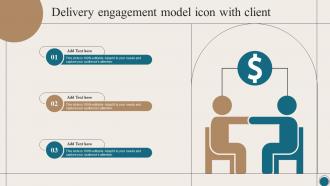 Delivery Engagement Model Icon With Client