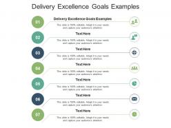 Delivery excellence goals examples ppt powerpoint presentation inspiration professional cpb