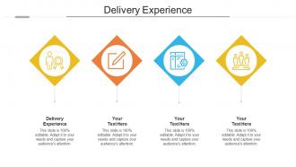 Delivery experience ppt powerpoint presentation model ideas cpb