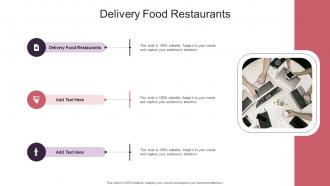 Delivery Food Restaurants In Powerpoint And Google Slides Cpb